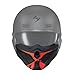 ScorpionEXO Covert X Optional Replacement DOT Approved Chin Cover for Covert X Helmets Ray (Matte Red)