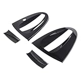 Per Smart 451 Per Fortwo 2009-2015 ABS Fibra di carbonio Auto Maniglia Porta Esterna Copertura Decorazione Adesivi Accessori