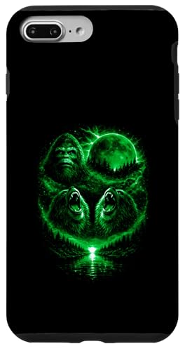 Funny 3 �n�E�����O �r�b�O�t�b�g At The Forest Green Moon ���B���e�[�W �X�}�z�P�[�X iPhone 7 Plus/8 Plus �p