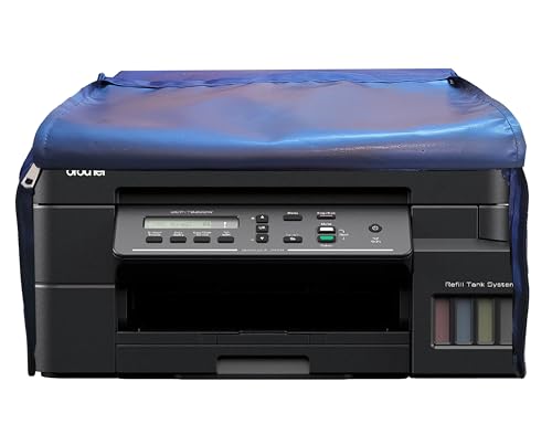 Image of Fabric Protectio Chain Printer Cover For Brother MFC-T920DW /DCP-T820DW Dust Proof / Water Proof Washable (Blue)