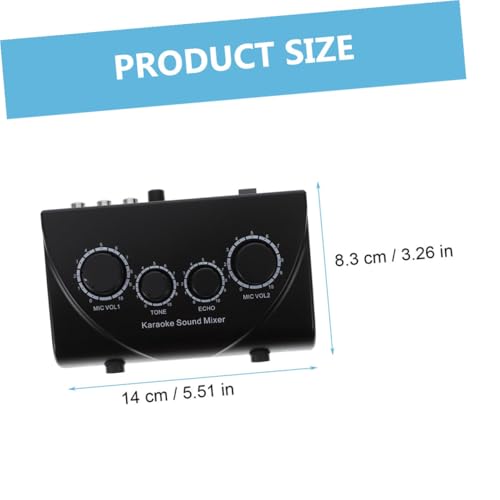 Système DJ portable HANABASS avec mixeur stéréo compact et double entrée micro - 2