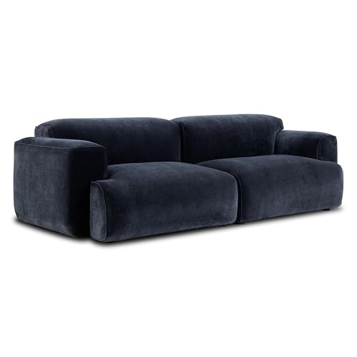 Image of Poly & BARK Nardo 107.5 inch Sofa with Oversized Seating, Clean Modern Lines, and Statement Scale for Spacious Contemporary Living Rooms