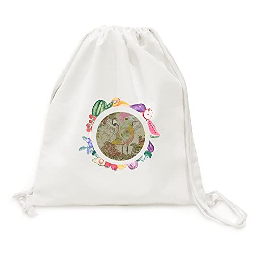 Sac japonais pliable à sangle ukiyo-e pour le marché de fruits et légumes