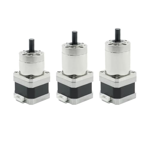 Motor paso a paso Nema 17 42HS reductor 14:1 de 5 NM y CC 9-20V para robótica y automatización