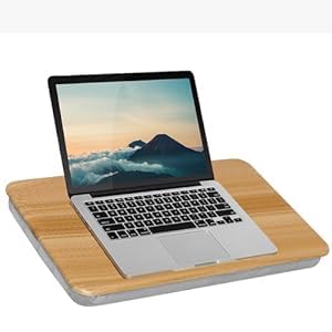 Arovemic Adjustable Multi-Angle Portable Laptop Stand for Desk with Mobile Detachable Mouse pad, raisers Computer Accessories Holder (Black Lap Desk) (B0CW5V7JRJ) Amazon Price History, Amazon Price Tracker