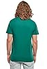Build your Brand Men's T-Shirt Basic Round Neck Basic Men's T-Shirt with Crew Neck Cotton Regular Fit Sizes XS - 5XL, Green, 5XL #3