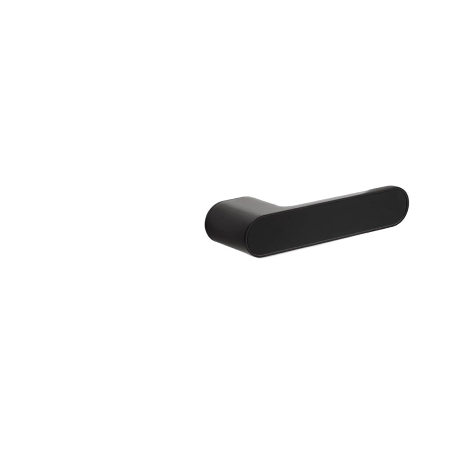 Serrure de porte magnétique noire minimaliste pour chambre bois 35-50mm