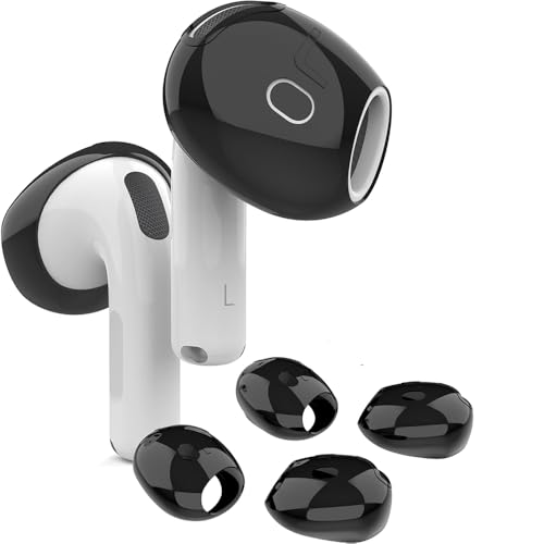�y4����zELYBYYLE for AirPods Pro3 �C���[�s�[�X 2025 �V���R�[�����C���z�� �J�o�[ airpods pro3 �����h�~�C���[�s�[�X�����\ �Չ���/�t�B�b�g��/�E���h�~ �u���b�N