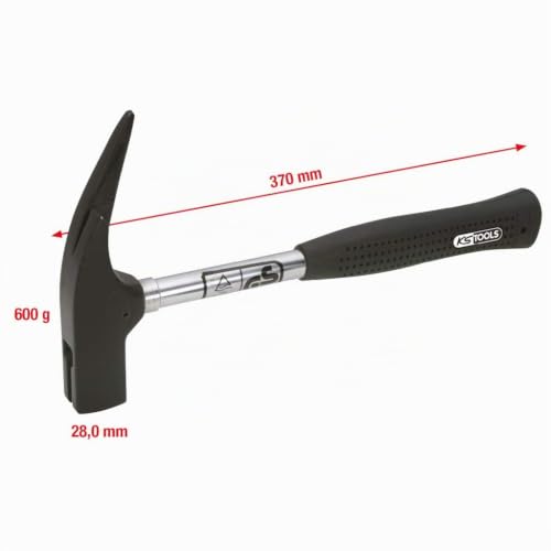 KS Tools 140.2002 Latthammer, magnetisch, 600g – Ansicht 3