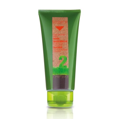 SALERM - Colored Hair Mask - Treated Hair Mask Biokera Natura - 200 ml - Protects Color and Hair Fiber - with Macadamia Oil and Red Berry Extract - Extra Nutrition