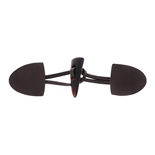 Viccoo 6 Pairs Leather Horn Toggle Closure Buttons Coat Jacket Duffle Shawl Clothes Sewing Diy Apparel Crafts - Coffee #TOP1