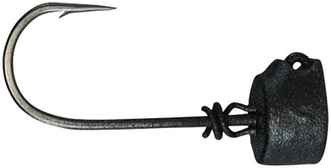 Ned Head A-Tak Alpha-Spring Noir Mat 1/0 en version 1/4 oz pour la pêche du carnassier