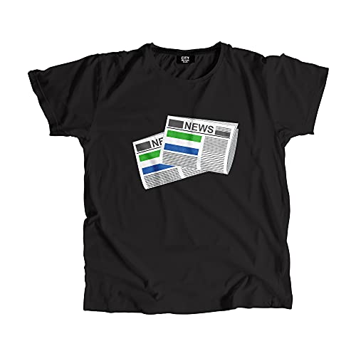 T-shirt Sierra Leone Newspapers pour éviter les vêtements sans personnalité