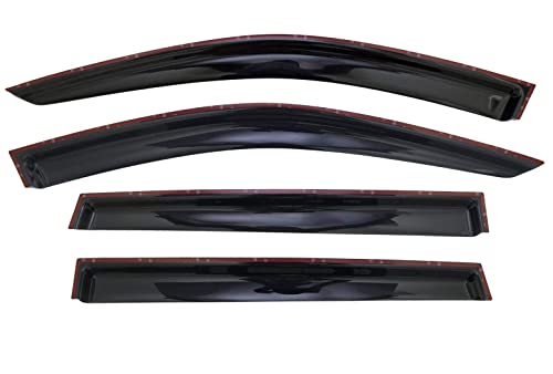 Smoke Tinted Side Window Visor Deflectors Rain Guards Compatible With Jeep Cherokee Kl 2014-2023 Latitude Altitude Limited Trailhawk X 2015 2016 2017 2018 2019 2020 2021 2022 #TOP2