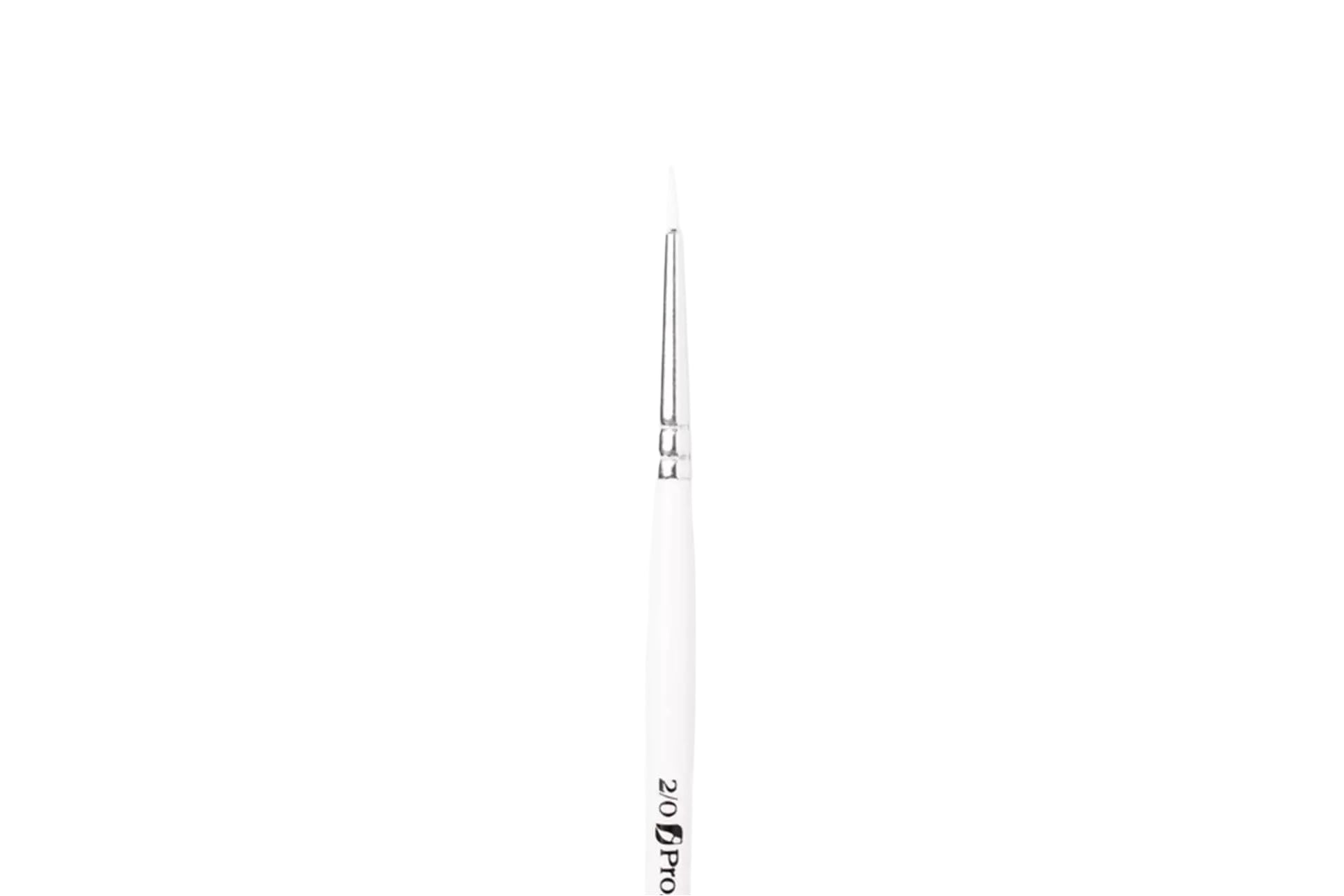 Pro Arte White Series 31 Artist Nylon Watercolour Acrylic Oil Paint Single Round Paintbrush (00)