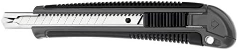 Westcott E-84002 Taglierino Professionale Con Impugnatura Ergonomica Softgrip - Cutter Automatico Con Guida In Metallo E Sistema Di Blocco Di Sicurezza - Colore Grigio