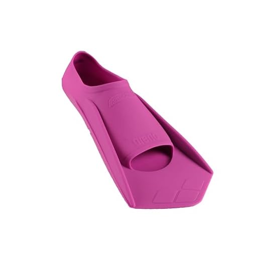 arena Powerfin Hook Swim Training Fins, Pink/Black, 10-11