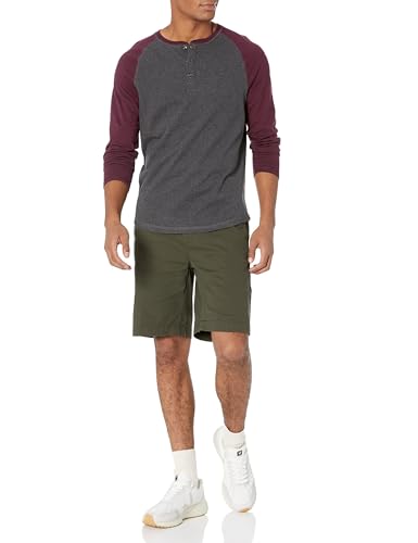 Image of Amazon Essentials Men's Long-Sleeve Henley Shirt
