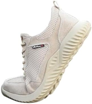 Safety Shoes Work Boots Ultra Lightweight Composite Toe Cap Steel Toe Safety Hiker Shoes Black Spring and Summer