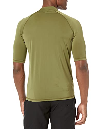 Image of Kanu Surf Men's Fiji UPF 50+ Short Sleeve Sun Protective Rashguard Swim Shirt