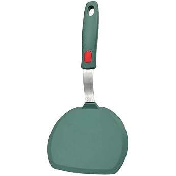 Silicone Spatula Non-Stick Pancake Spatula for Cooking and Baking 600 F Heat-Resistant Spatula Green