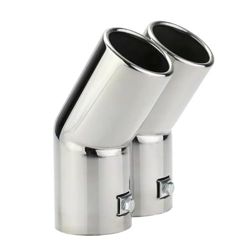 Double embout d'échappement pour Golf 4 et Bora - Finition chromée haute résistance