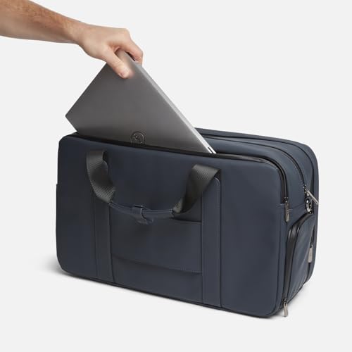 The FTL Pro Mens Travel Bag - 30L Premium Work to Gym Weekender Duffel with Garment Bag, Shoe Space & 18" Laptop Sleeve - Organized Athletic Business Carry On Hybrid, Fits Under Airplane Seat - Blue2