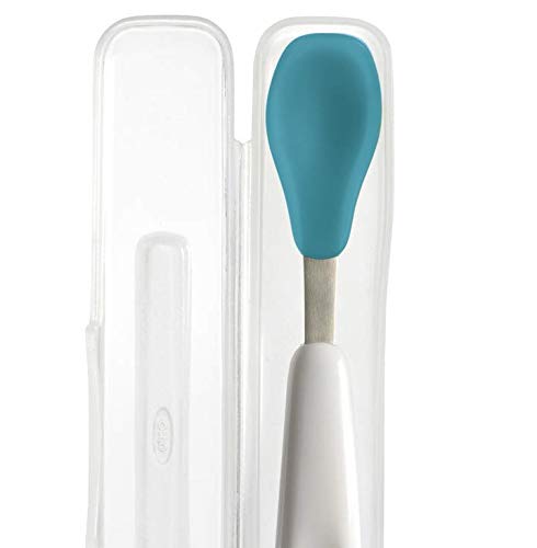 OXO Tot On-the-Go Feeding Spoon with Travel Case- Aqua image 5