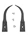 Excelta - 769-RTX - Tweezers - Replaceable Tip - Curved - Four Star - Carbon Fiber, 0.0655" Height, 0.42499999999999999" Wide, 1.5" Length