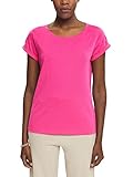 t shirt pink glitzer Gerade Passform edc by ESPRIT Unifarbenes T-Shirt