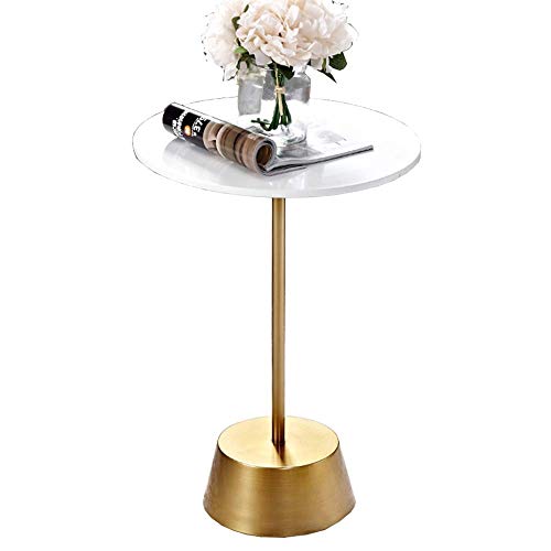 Home&Selected Furniture/Nordic Side Table Solid Wood Table Top and Mar