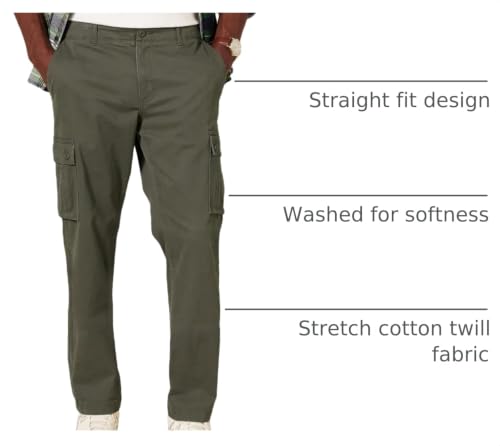 Image of Amazon Essentials Men's Straight-Fit Breathable Stretch Cargo Pants (Available in Big & Tall)