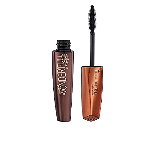Rimmel London Wonder'Full Lengthening Mascara, Volume and Definition, with Argan Oil, Extreme Black, 11 ml
