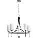 Quorum Lighting 664-5-59 Lee Boulevard Chandelier, 5-Light 300 Total Watts, Matte Black