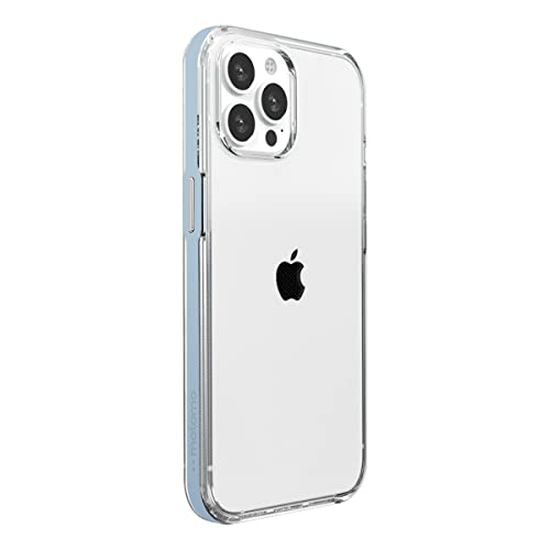 motomo iPhone 13 Pro Max �p �P�[�X INO Achrome Shield Case [ �N���A �\�t�g �������h�~ TPU�ƃ|���J�[�{�l�[�g�̃n�C�u���b�h �ϏՌ� �o���p�[�� �A���~�j�E���{�^�� ���C�����X�[�d ] MT22161
