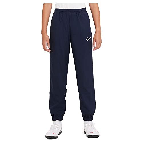 Nike Unisex Kinder Academy 21 Hose, Obsidian / Weiss Weiss Weiss, XL EU