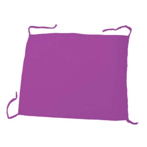 PLANET 007 Pack of 2 Dastaar Cotton Patka Headwear Small Scarf with 4 Strings Purple and Orange 70 cm X 70 cm