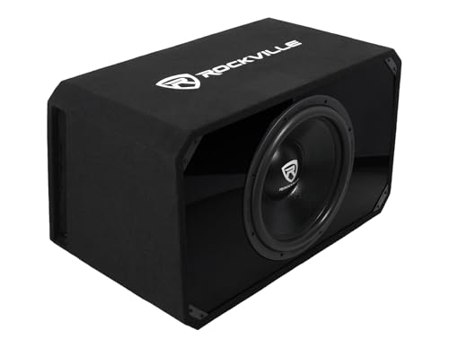 Image of Rockville SV15K6D1 15 inch Car Audio Subwoofer Plexi Enclosure Box, 1-Ohm