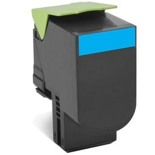 Lexmark 80C2SCE   Tóner, 2000 páginas, Cian