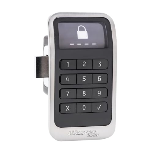 Master Lock No. 3685 Electronic Keypad Locker Lock - High Visibility Display - for Box Lockers - 1 Each