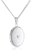 Sterling Silver Diamond-Accent Oval Locket, 18"