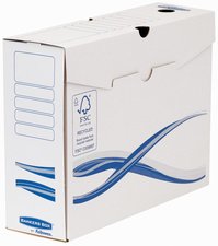 Fellowes BANKERS BOX Basic ArchivSchachtel, blau, B100 mm