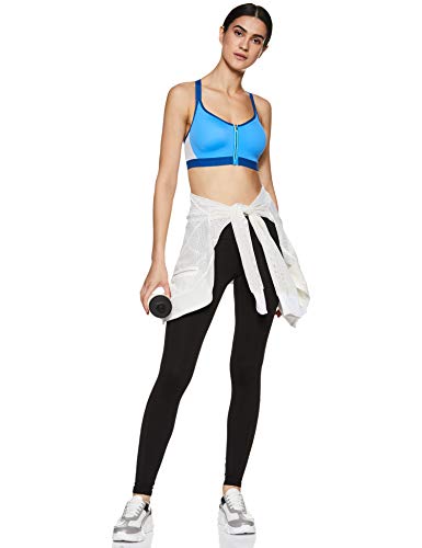 Image of Triumph Triaction Padded Wireless Extreme Bounce Control Sports Bra High Coverage Mesh Racerback Cardio Bra with Wide Straps for Running, Zumba, and High Impact Training Pack Of 1