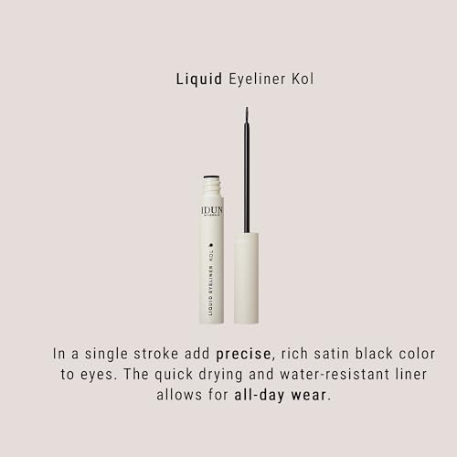 Delineador Líquido Idun Minerals Kol Negro Satinado miniatura 2