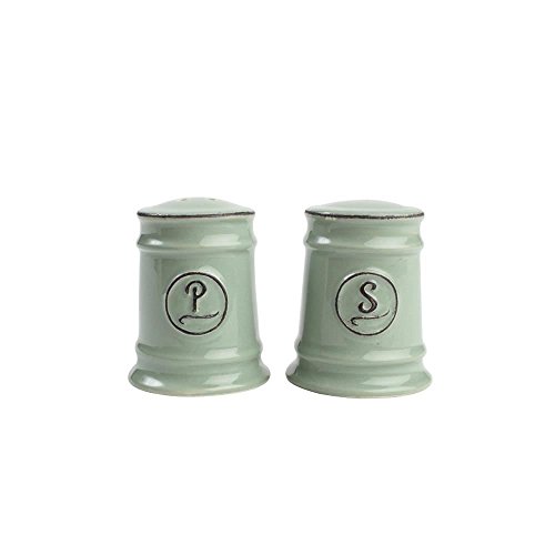 T&G Woodware Pride of Place Salt and Pepper Shaker Set, Old Green by T&G Woodware