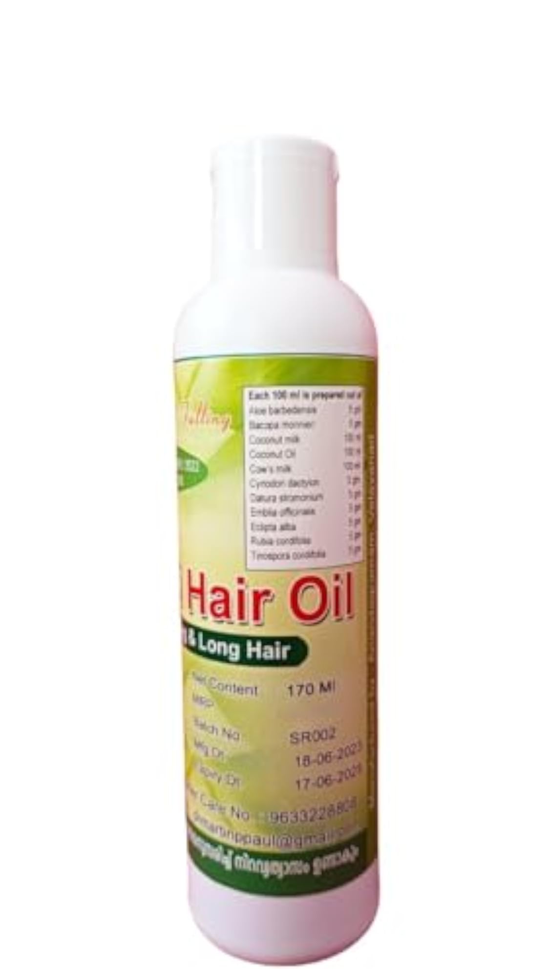 Nourishing Natural Oil for All Hair Types, Pack of 8