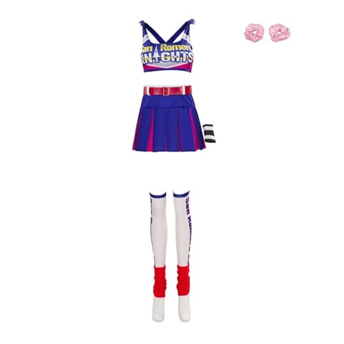 VintageCos Lollipop Kettensäge Juliet Starling Cosplay Kostüm Sexy Outfit Halloween Karneval Outfits für Frauen (XL)