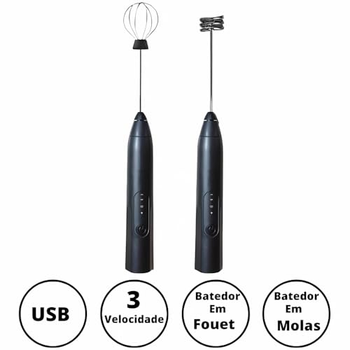 Mini Mixer Portátil Misturador de Bebidas Batedor Espumador de Leite USB Recarregável Cozinha Cafe O