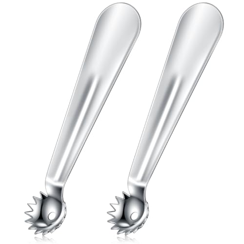 Baderke 2 Pcs Tomato Stem Corer Strawberry Baller Stainless Steel Strawberry Huller Tool Fruit Vegetable Stem Remover