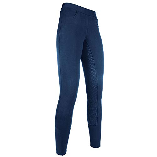 Leggings HKM Yvi Fond Silicone 1/1 pour le Poney-Club et le Dressage
